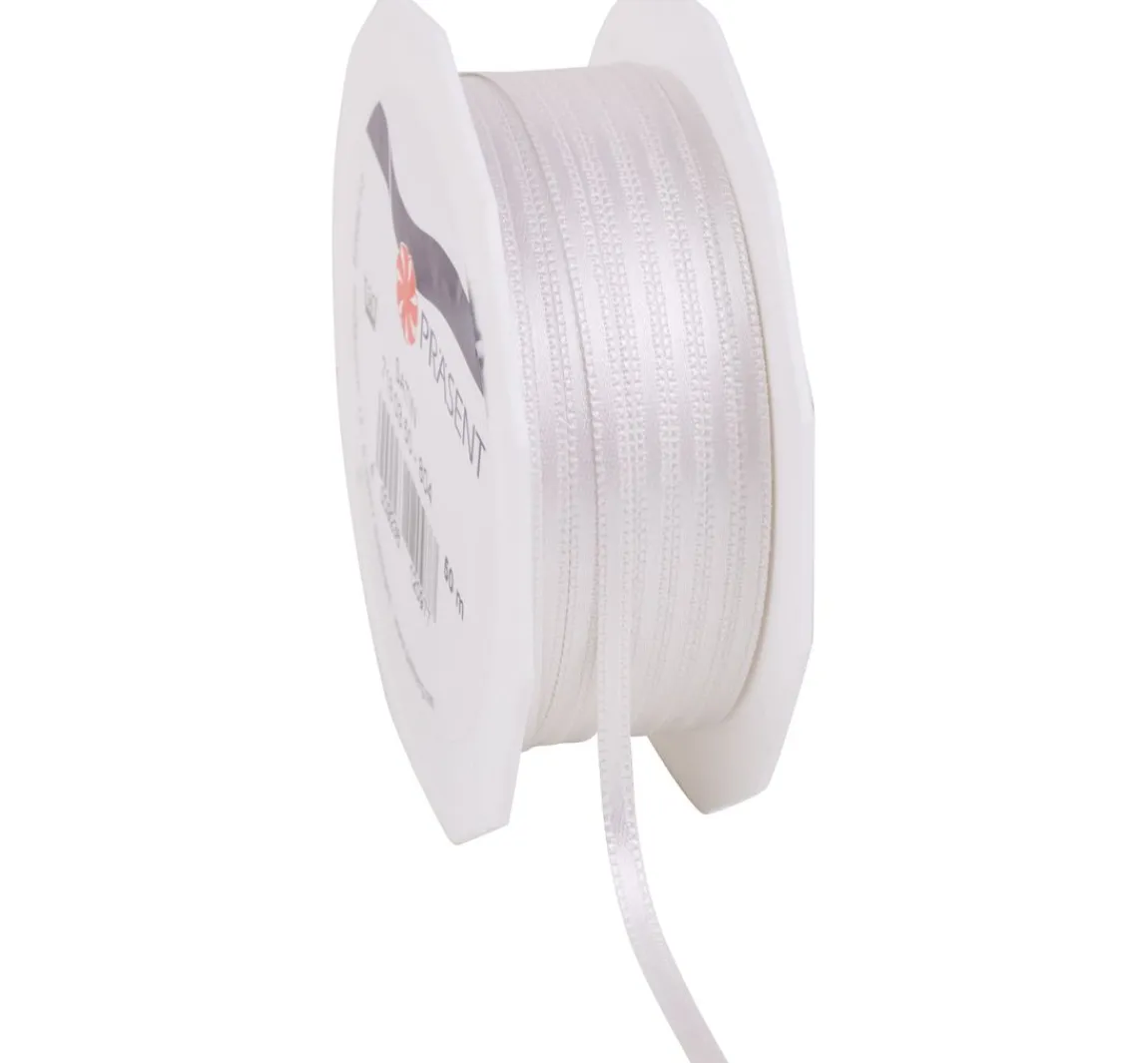 Outlet PRÄSENT Satinband "Uni", 3 mm