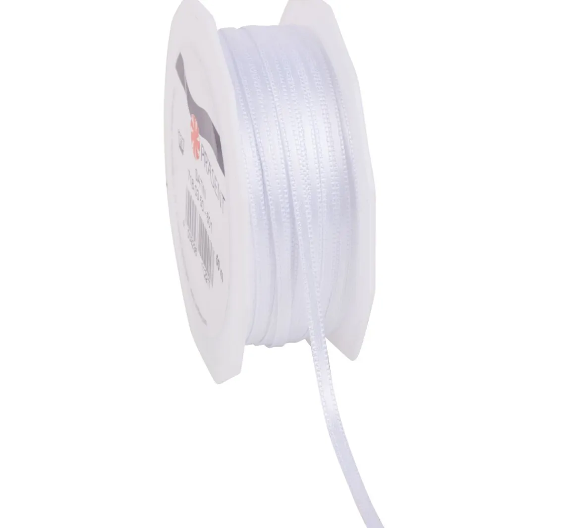 Outlet PRÄSENT Satinband "Uni", 3 mm