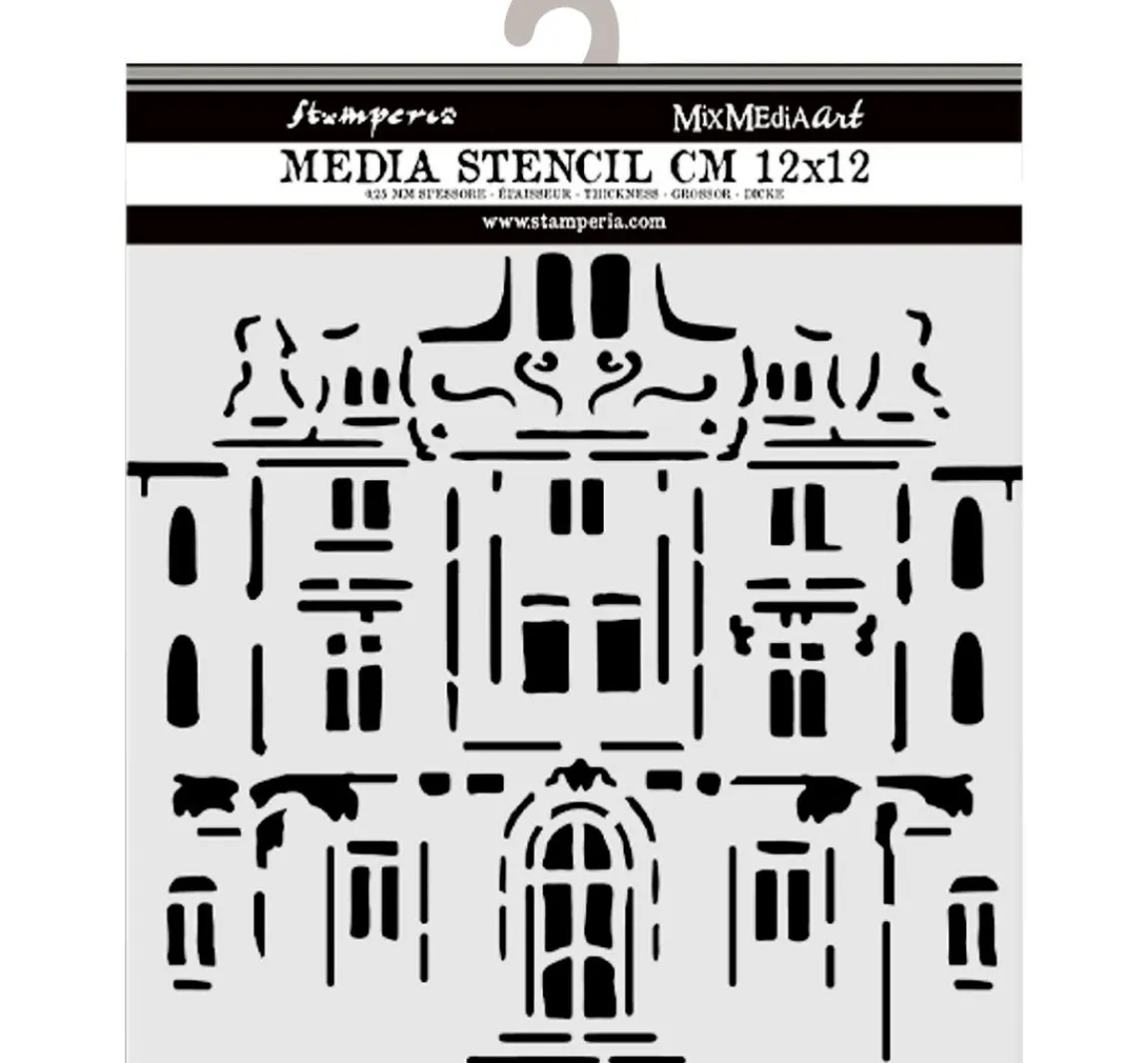 Online Stamperia Schablone "Art of Travelling"