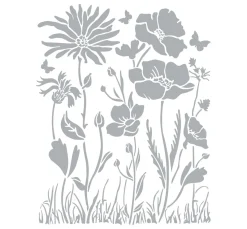 Best Stamperia Schablone "Atelier Flower"