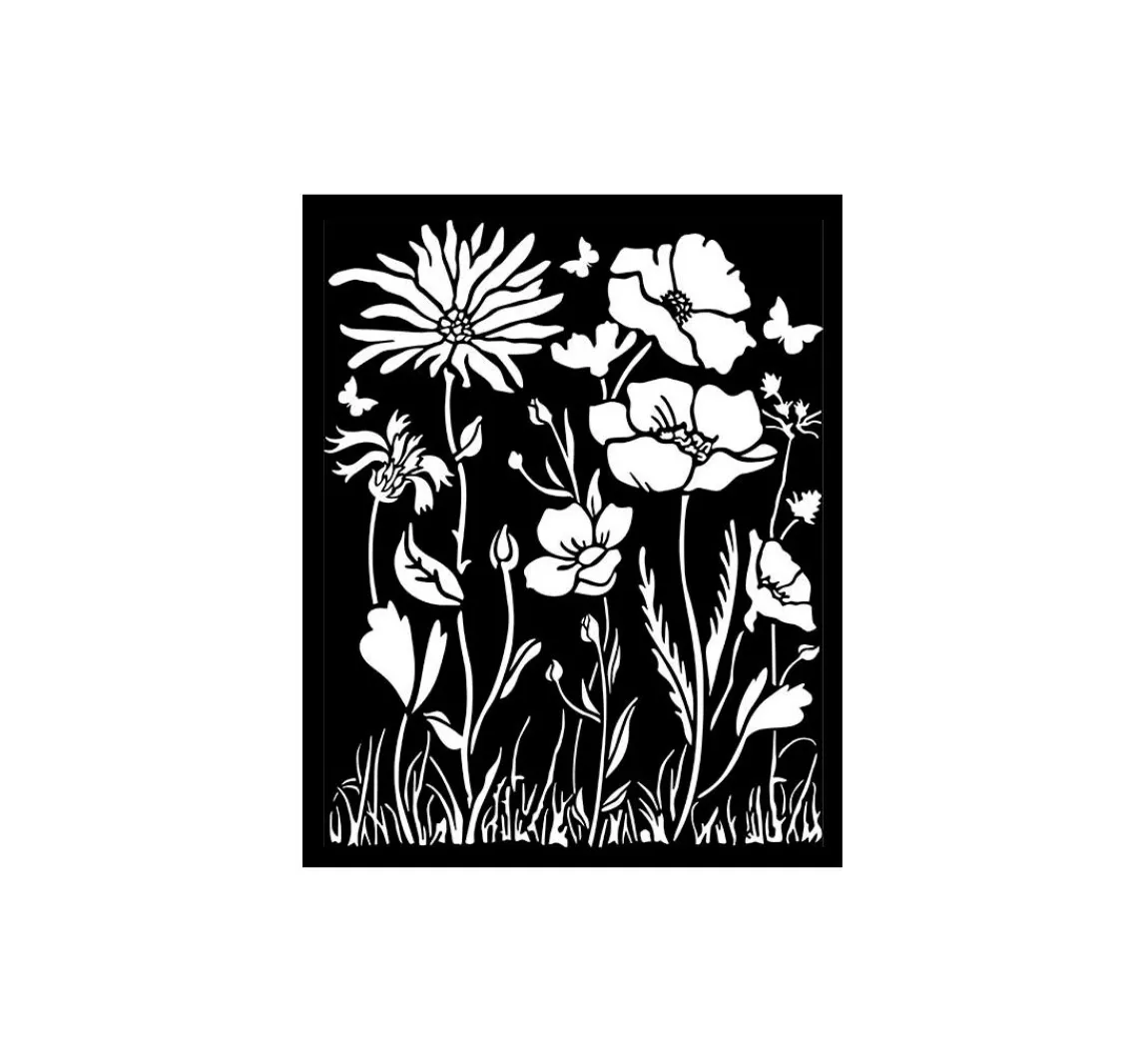 Best Stamperia Schablone "Atelier Flower"