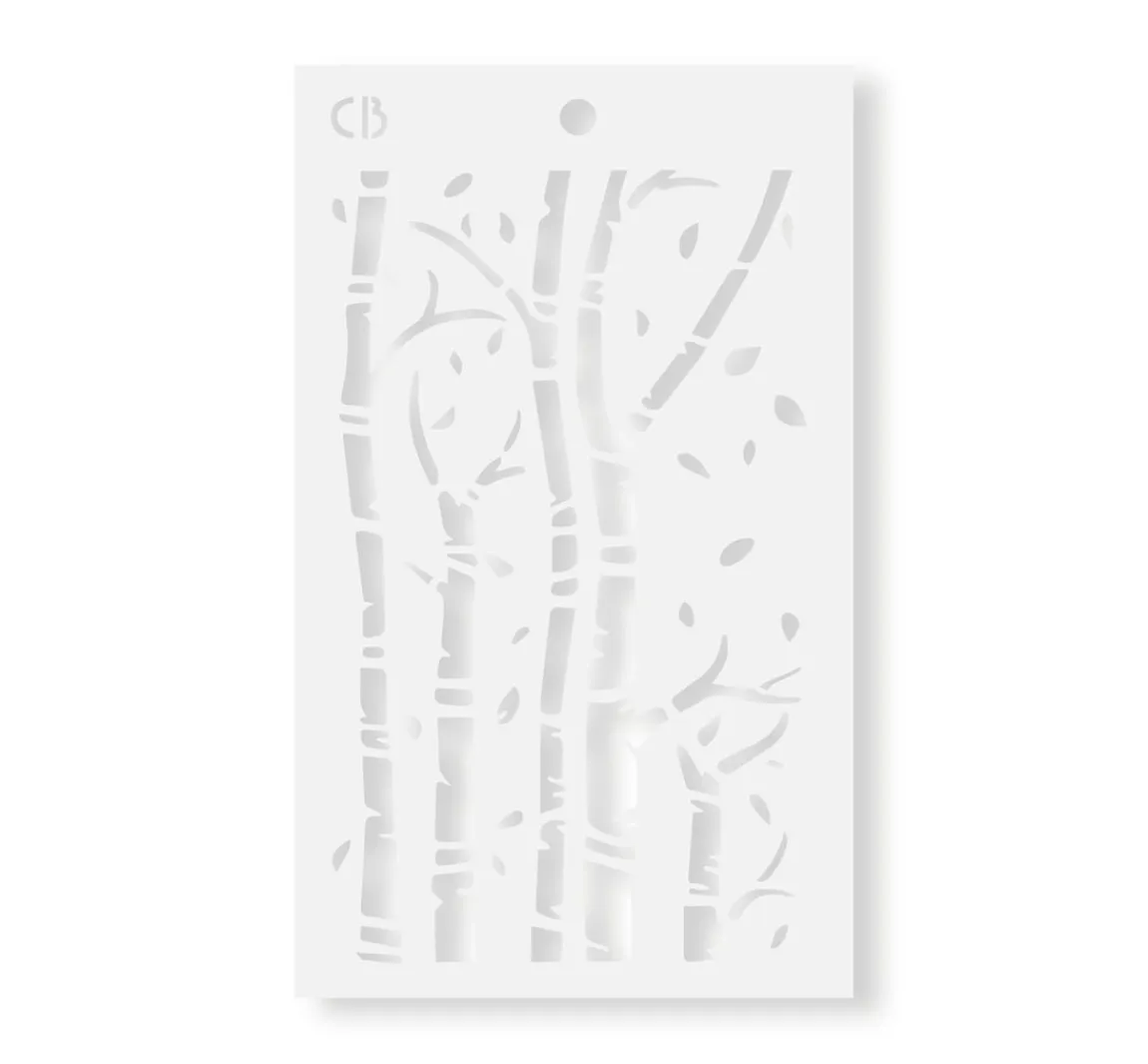 Outlet Ciao Bella Schablone "Birch trees"