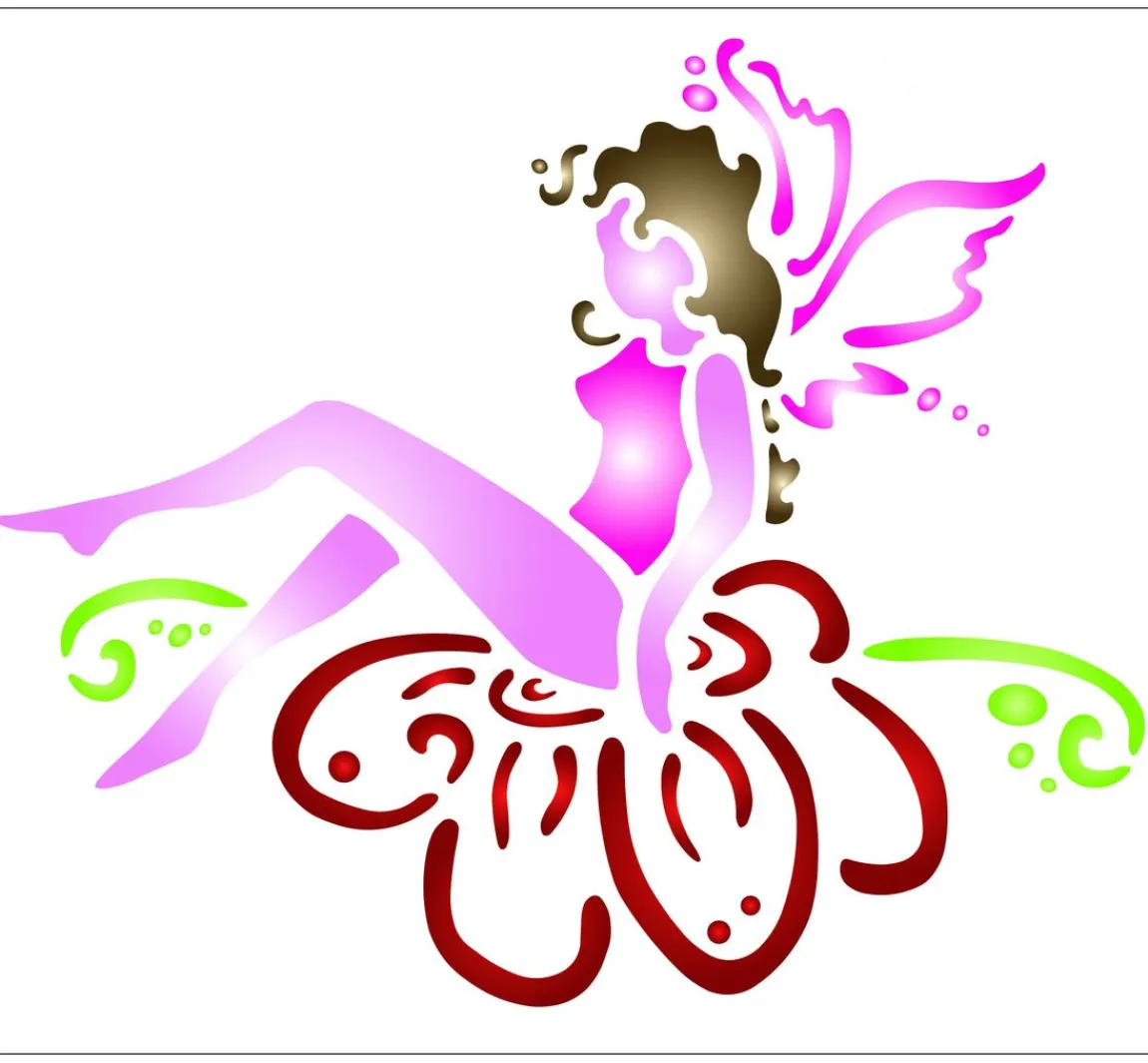 Outlet VBS Schablone "Blumenfee", DIN A5