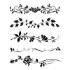 Clearance Stamperia Schablone "Blumenranken"