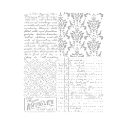 Hot Stamperia Schablone "Brocante Antiques - Mixed Patterns"
