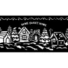 Outlet Stamperia Schablone "Candy Christmas - Village"