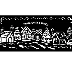 Outlet Stamperia Schablone "Candy Christmas - Village"