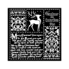 Sale Stamperia Schablone "Christmas Letters"