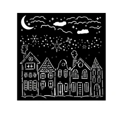 Clearance Stamperia Schablone "Classic Christmas"