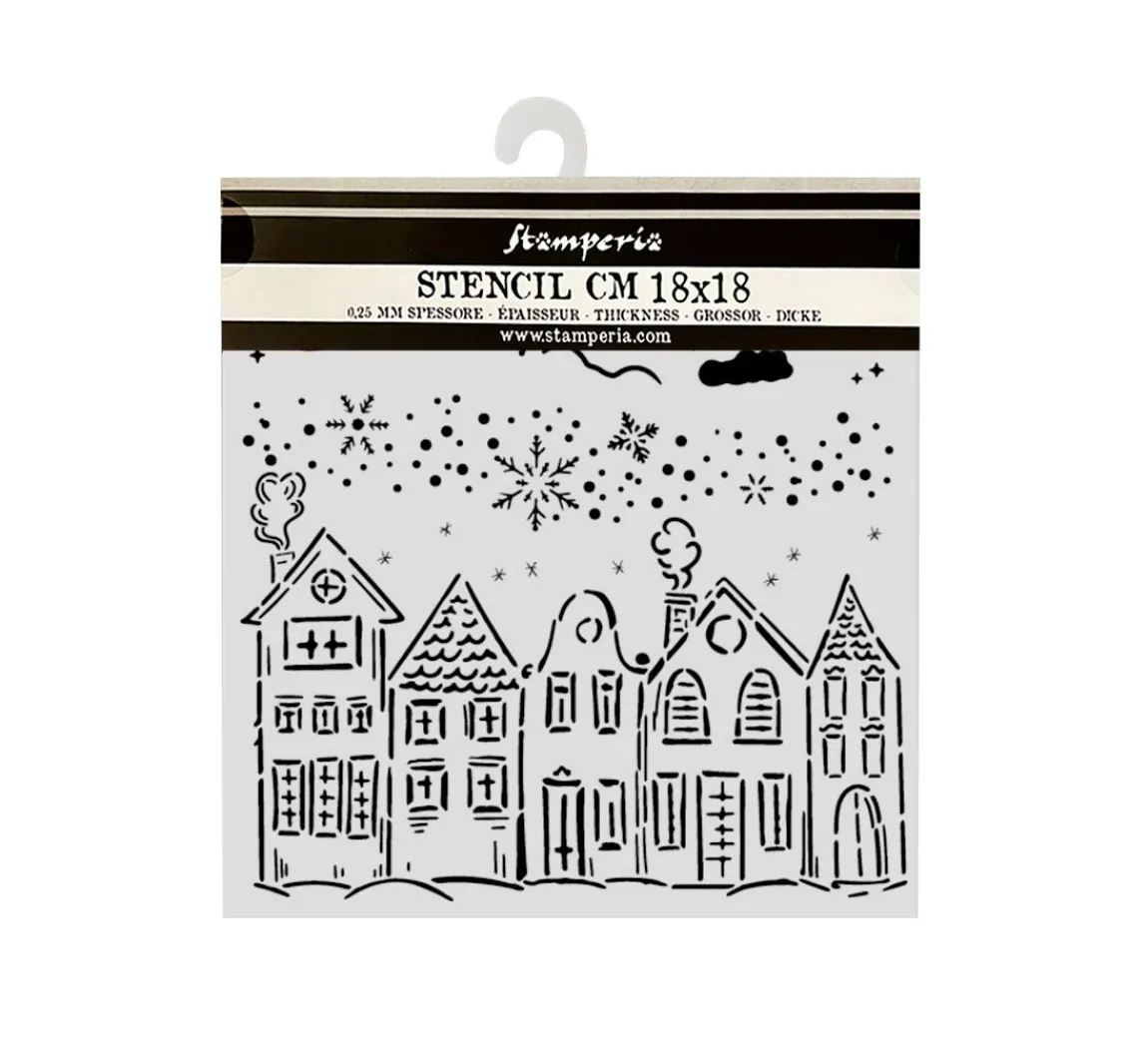Clearance Stamperia Schablone "Classic Christmas"