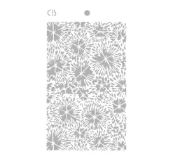 Outlet Ciao Bella Schablone "Coral Reef - Fossils"