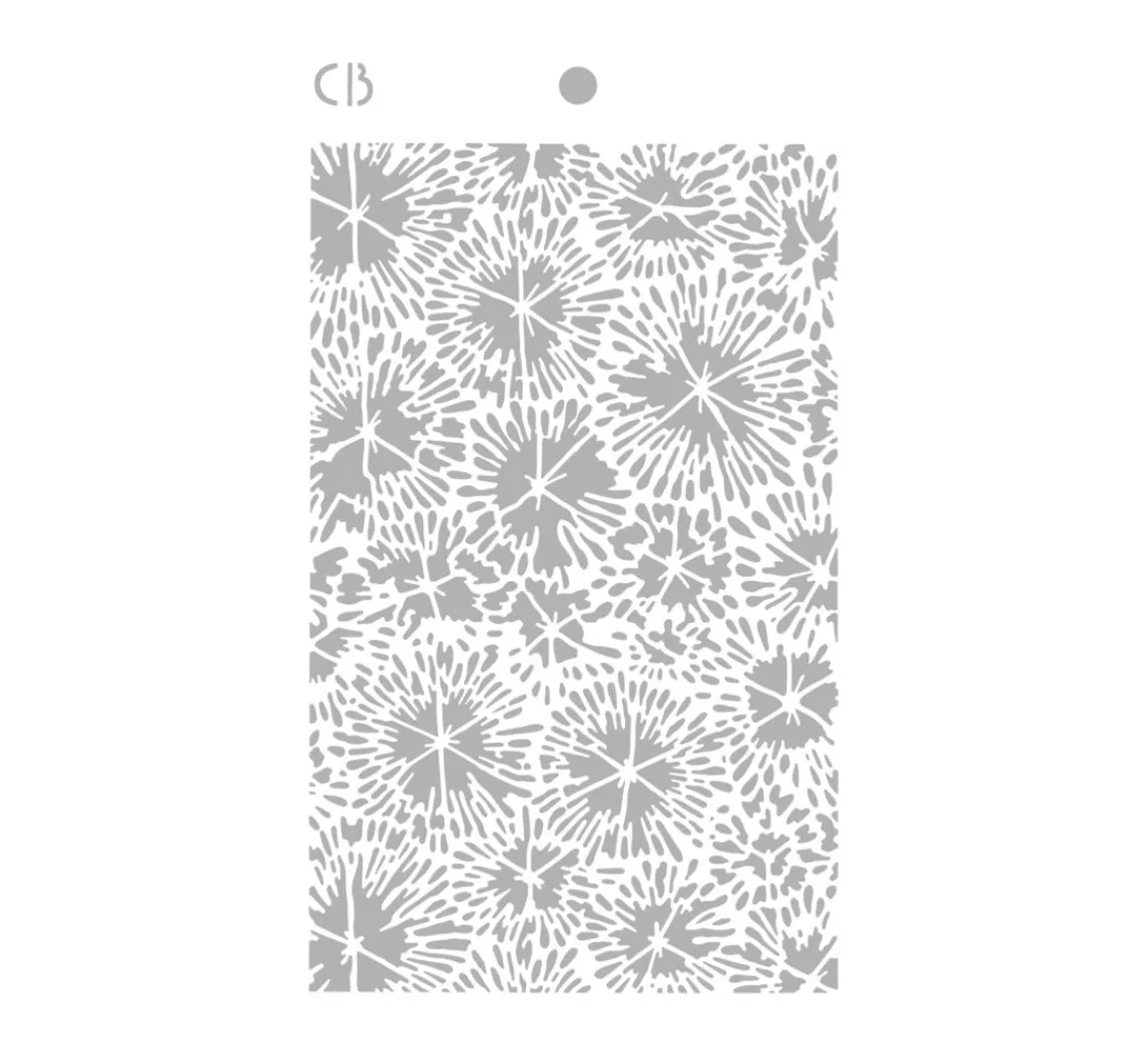 Outlet Ciao Bella Schablone "Coral Reef - Fossils"