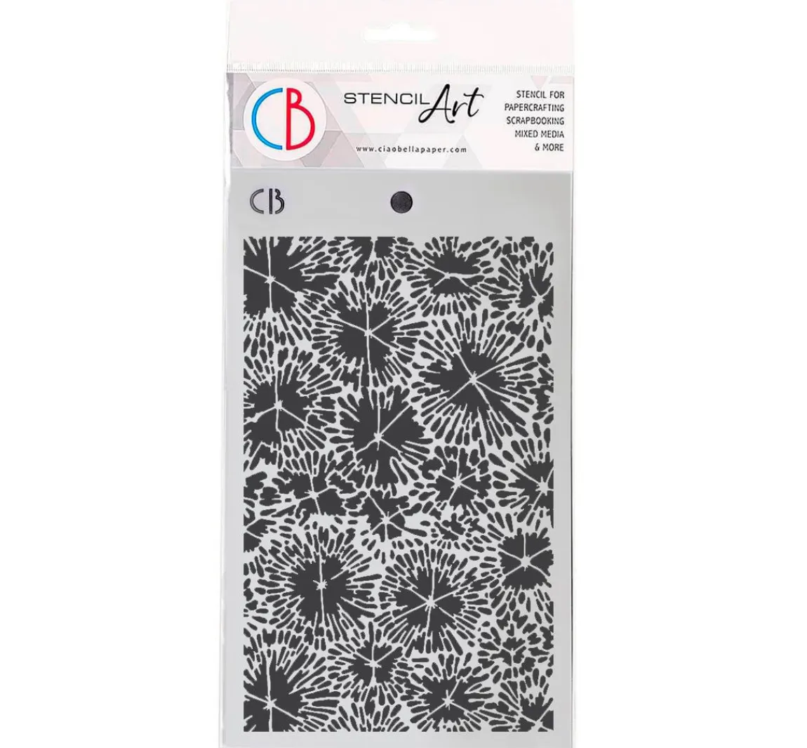 Outlet Ciao Bella Schablone "Coral Reef - Fossils"