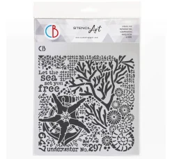 Clearance Ciao Bella Schablone "Coral Reef - Underwater"