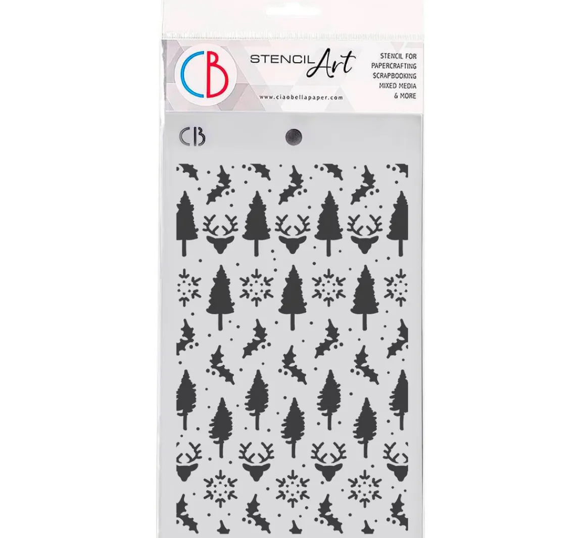 Discount Ciao Bella Schablone "Deep woods"