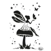 New Viva Decor Schablone "Elfe und Schmetterling"
