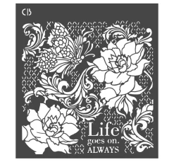 Ciao Bella Schablone "Ethereal - Life goes on"