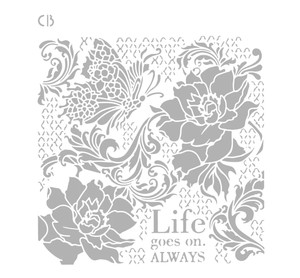 Ciao Bella Schablone "Ethereal - Life goes on"