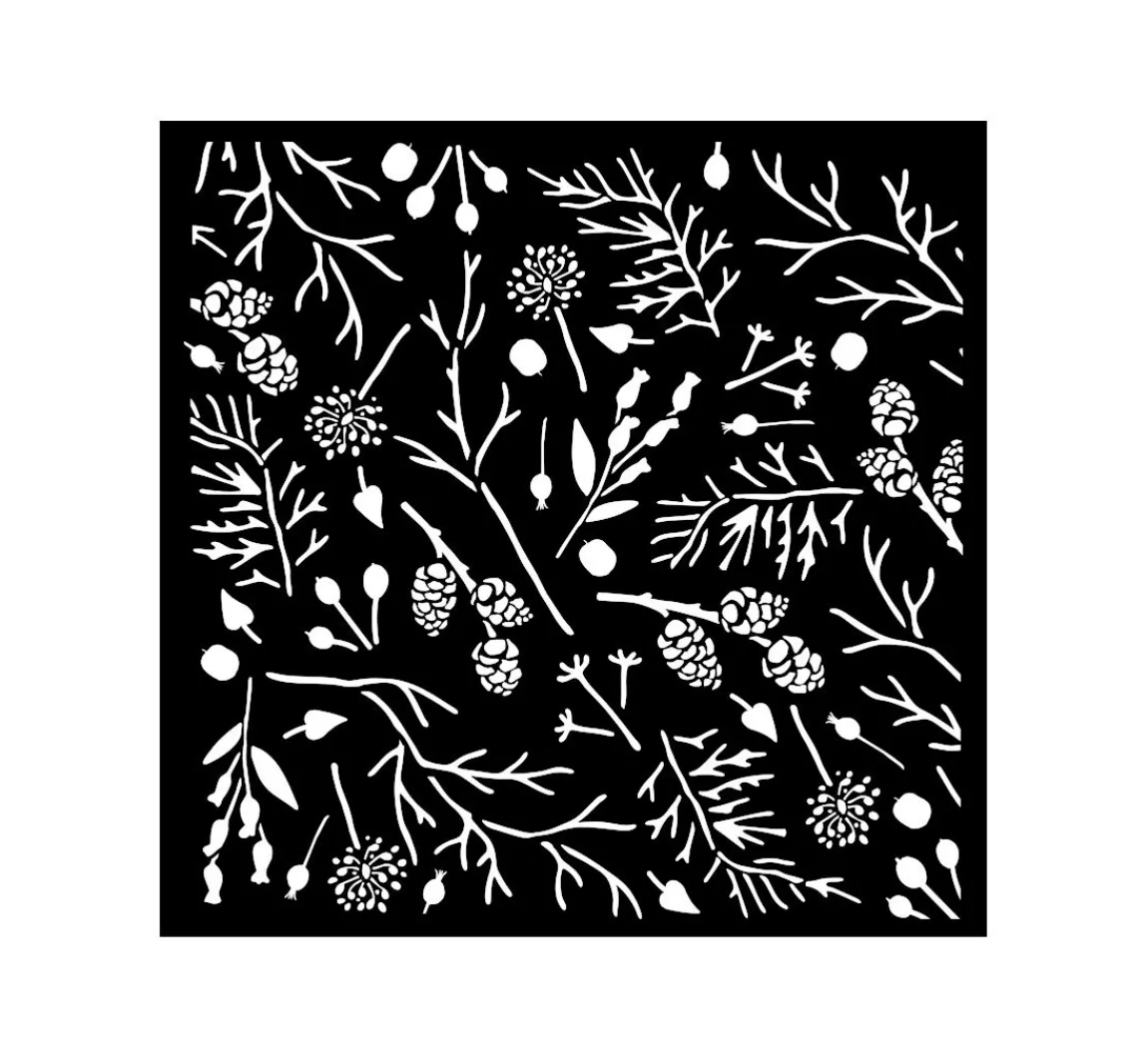 Clearance Stamperia Schablone "Forest"