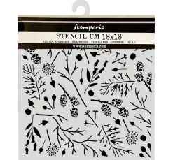 Clearance Stamperia Schablone "Forest"