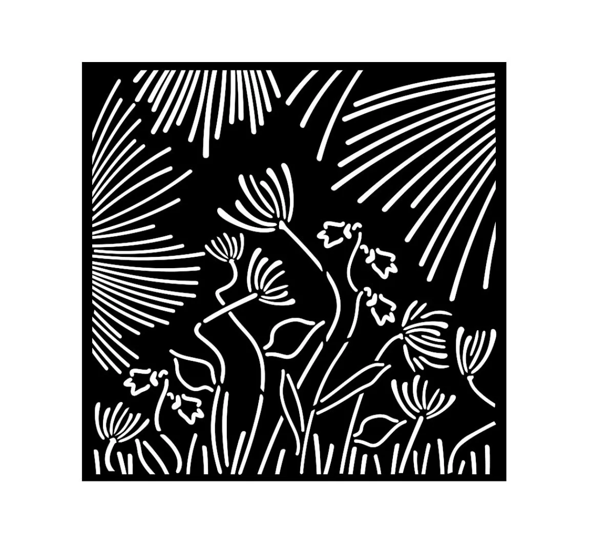 Clearance Stamperia Schablone "Forest"