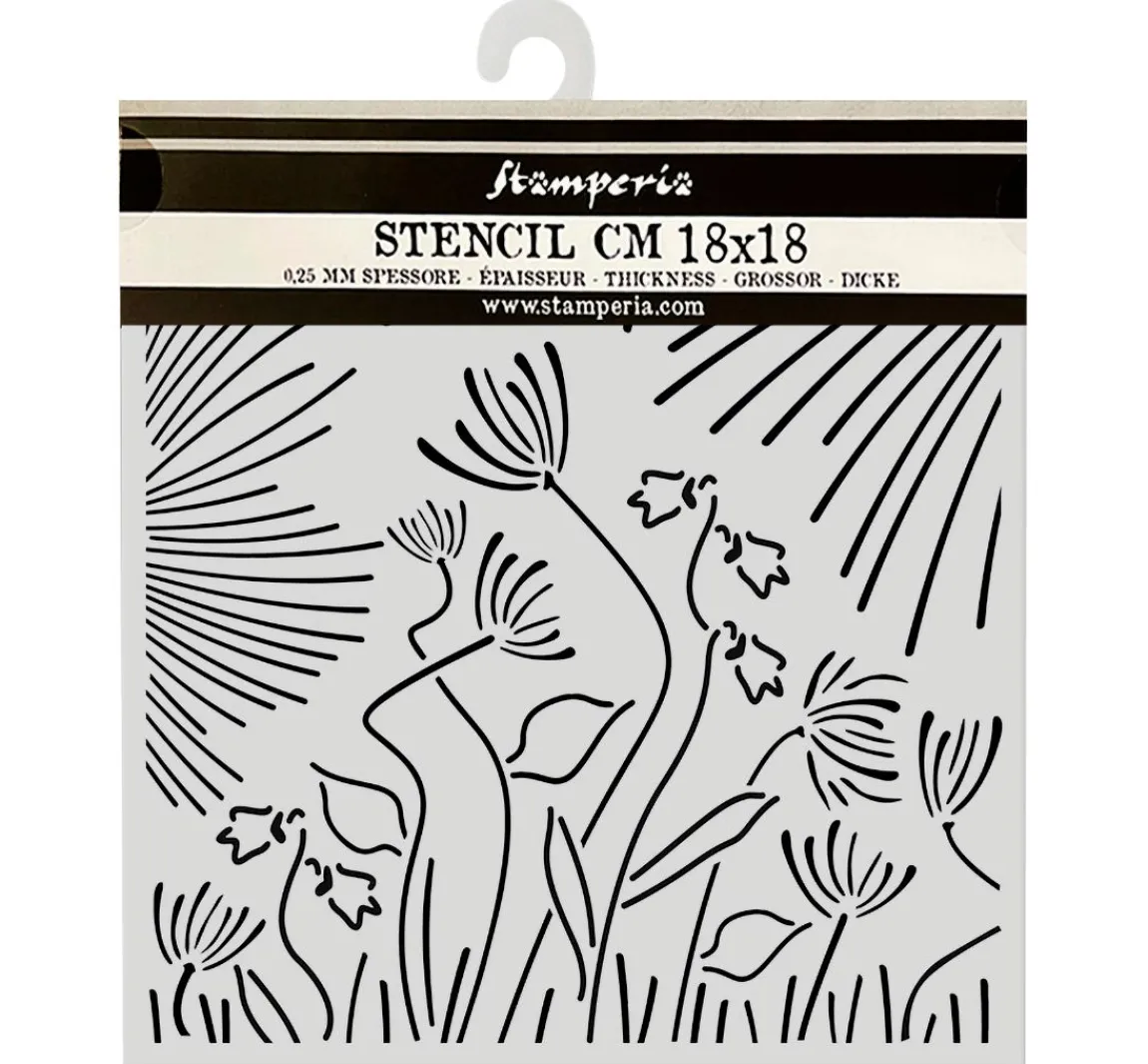 Clearance Stamperia Schablone "Forest"