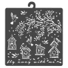 Sale Stamperia Schablone "Garden -Nistkasten"