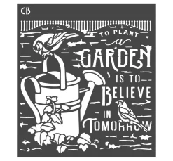 Best Ciao Bella Schablone "Gardentime"
