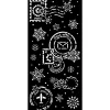 Clearance Stamperia Schablone "Gear up for Christmas - Snowflakes"
