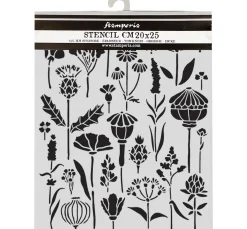 Online Stamperia Schablone "Herbarium Silvae - Herbariums"