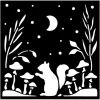 Discount Stamperia Schablone "Herbarium Silvae - Squirrel"