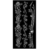 Best Stamperia Schablone "Hidden Grove", 12 x 25 cm