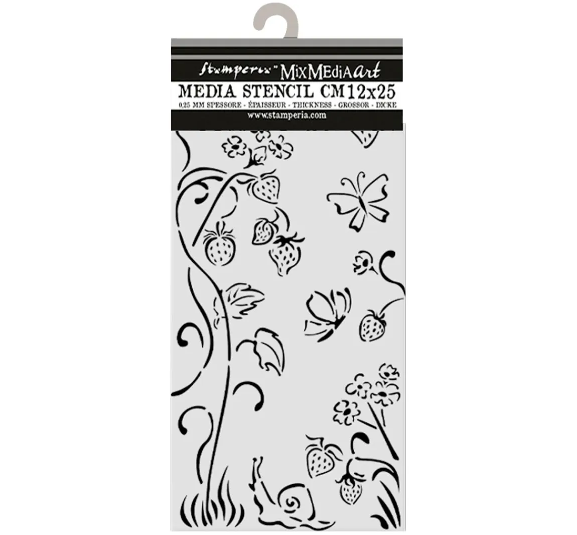 Best Stamperia Schablone "Hidden Grove", 12 x 25 cm