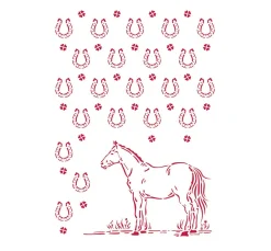 Sale Stamperia Schablone "Horse Shoe"