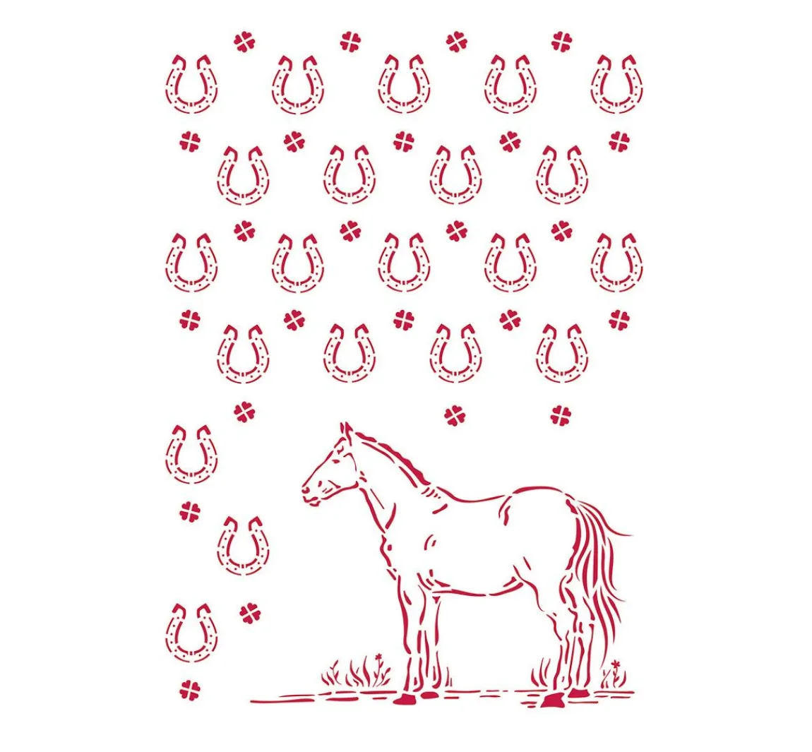 Sale Stamperia Schablone "Horse Shoe"