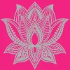 Clearance Pronty Crafts Schablone "Lotus Blume", 15x15cm