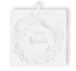 Hot Stamperia Schablone "Love Winter"