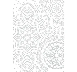 Online Pronty Crafts Schablone "Mandala Flowers", DIN A4