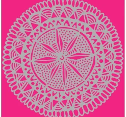 Outlet Pronty Crafts Schablone "Mandala Kreis 2", 15x15cm