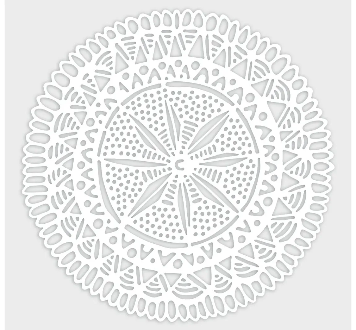 Outlet Pronty Crafts Schablone "Mandala Kreis 2", 15x15cm
