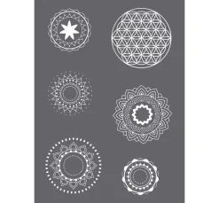 Online Rayher Schablone "Mandala-Motive", A5