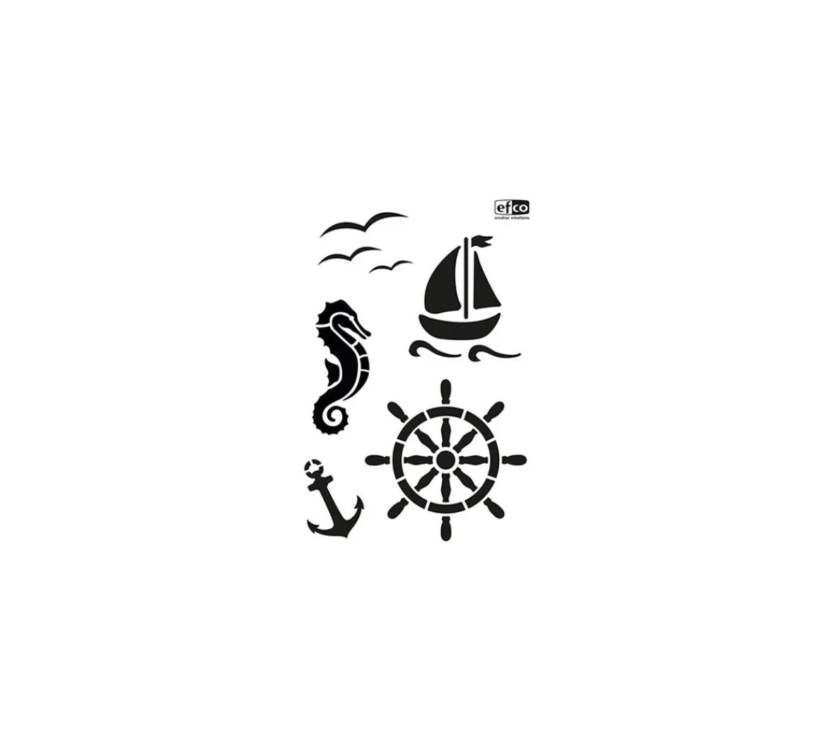 Hot efco Schablone "Maritim"