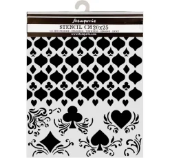 New Stamperia Schablone "Master of Magic"
