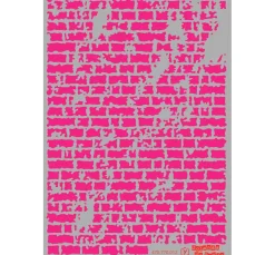 Outlet Pronty Crafts Schablone "Mauerwerk", A5