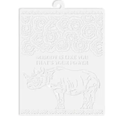 Discount Stamperia Schablone "Nashorn"