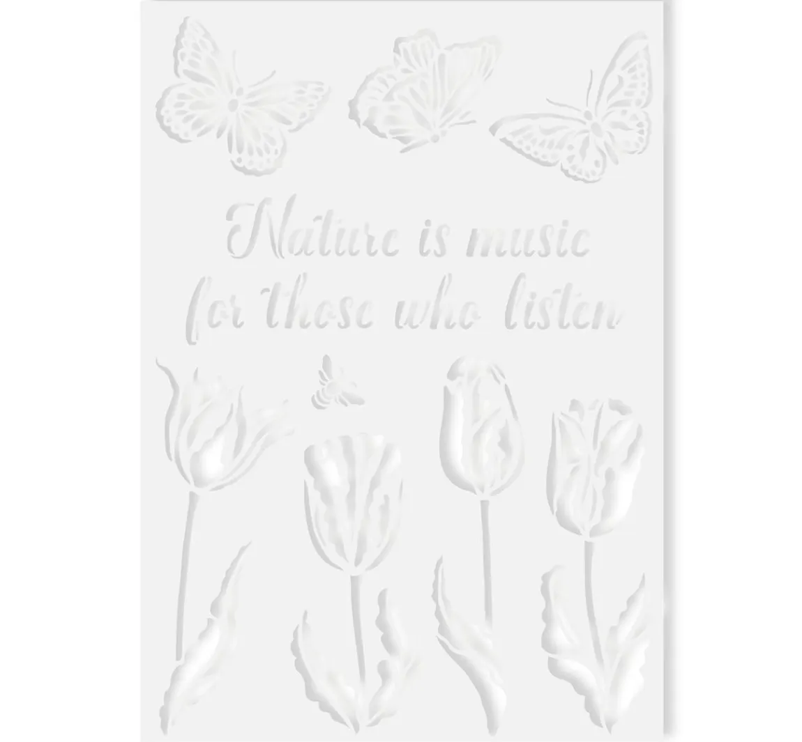 Stamperia Schablone "Nature is Music..."