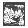 Hot Ciao Bella Schablone "Nordic landscape"