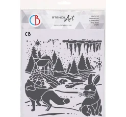 Hot Ciao Bella Schablone "Nordic landscape"