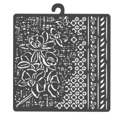 Online Stamperia Schablone "Orchids and Cats - Pattern"