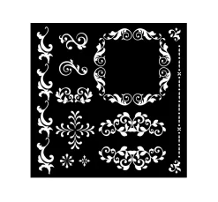 Discount Stamperia Schablone "Precious - Frames"